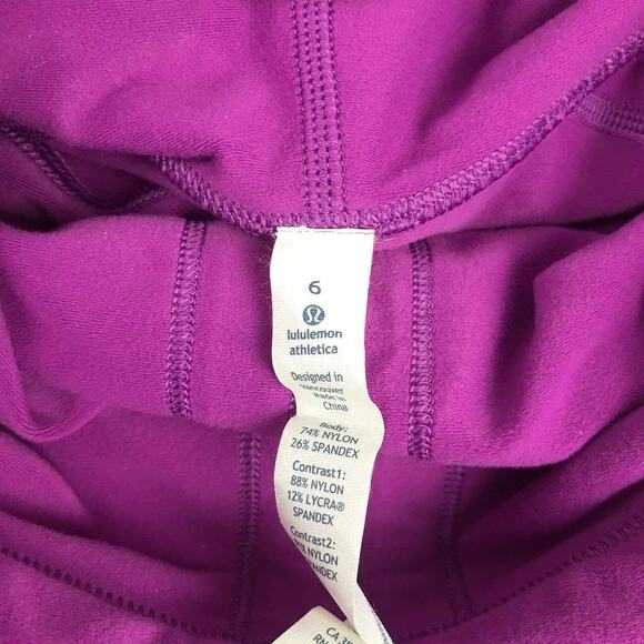 Lululemon Athletica Flurry Fighter pullover ultra violet Magenta Women's 6 - Picture 3 of 16